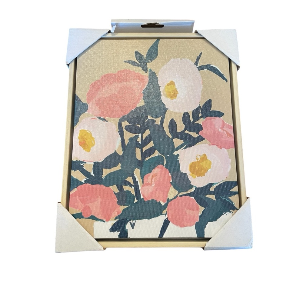 New Opalhouse Target 8x10 Canvas framed floral Art Print